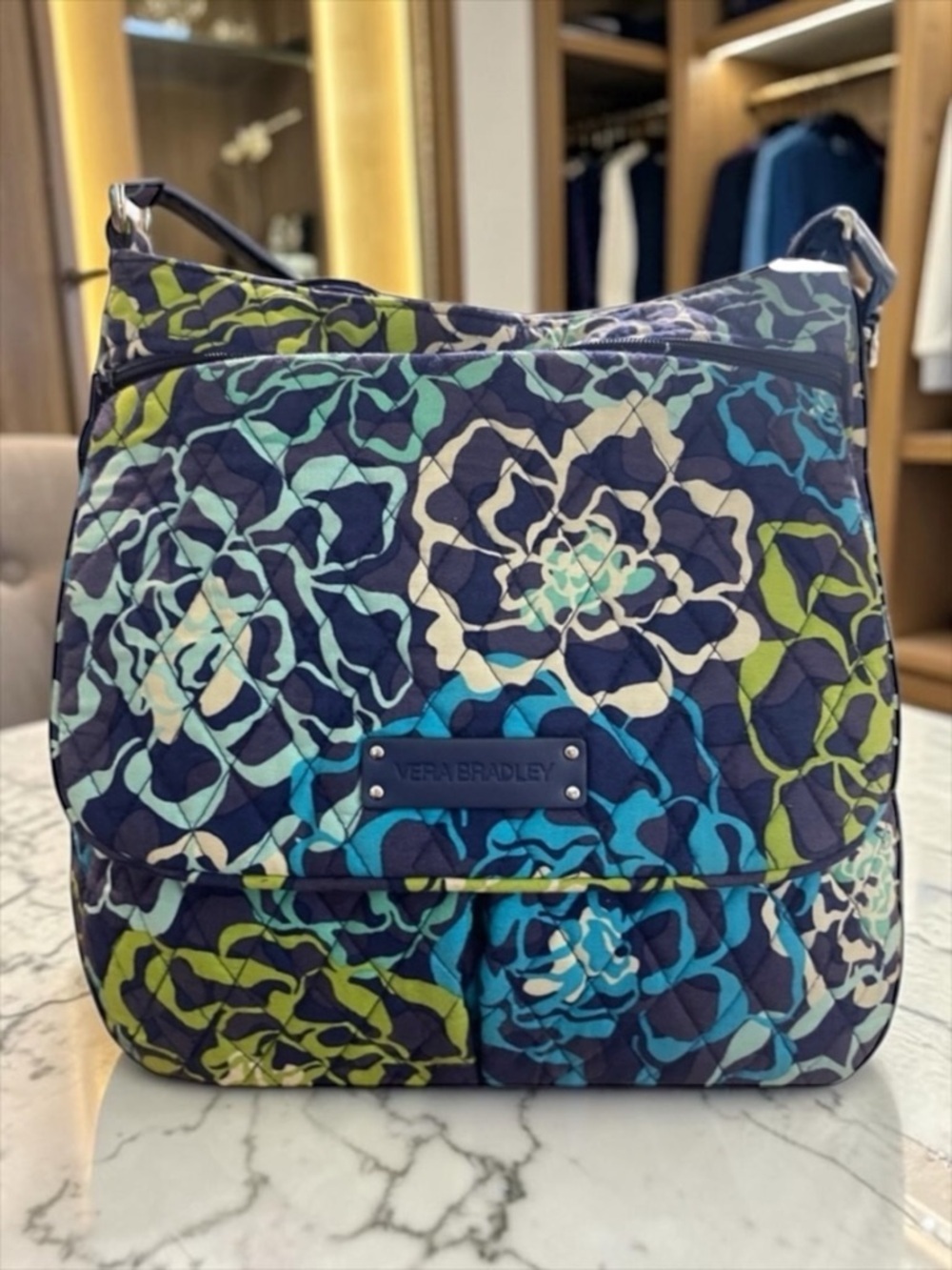 Vera Bradley Katalina Blues Crossbody - Floral Retired Y2K Boho 90’s Gently Used
